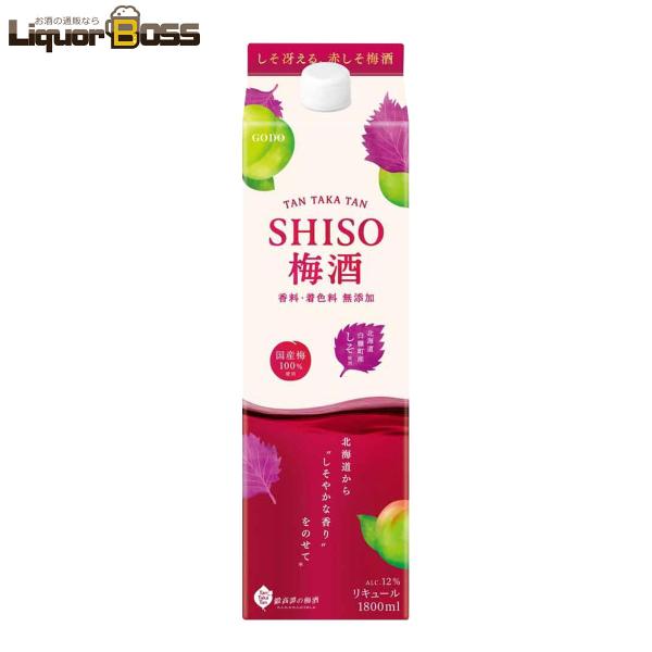 合同 TAN TAKA TAN SHISO 梅酒 1800ml 1本 紙パック  リキュール うめ酒...