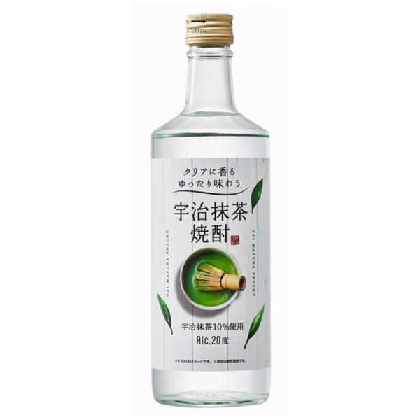 送料無料 福徳長 宇治抹茶焼酎 600ml 1ケース/6本焼酎