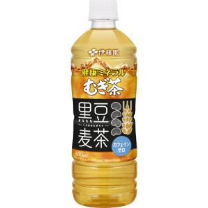 伊藤園 健康ミネラルむぎ茶 黒豆麦茶 ペットボトル ( 650ml×24本入