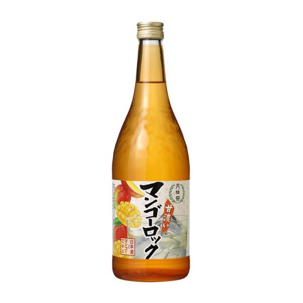 送料無料 月桂冠 マンゴーロック 720ml×12本 壜詰 瓶詰 日本酒 リキュール 和カクテル