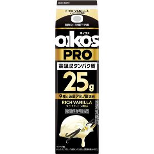 送料無料 ダノン オイコス プロテインD高吸収たんぱく質25gリッチバニラ風味 240ml×1ケース/12本