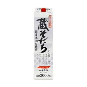 あすつく 日本酒 小山本家 賜杯桜 蔵そだち パック 3000ml 3L 1本