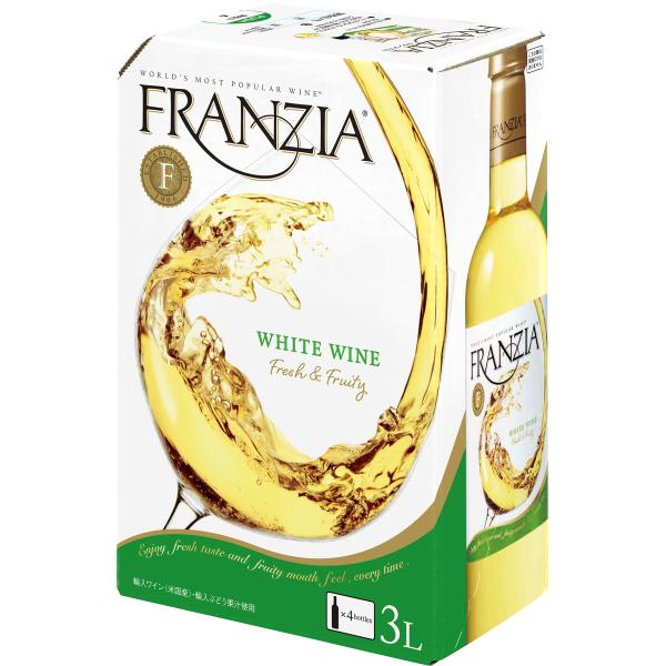 送料無料 BIB 箱ワイン メルシャン フランジア ホワイト 白 バッグインボックス 3000ml ...