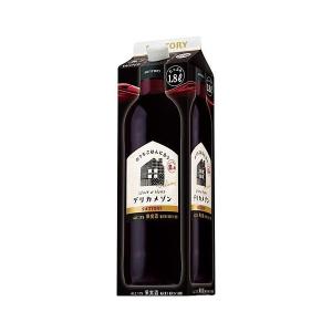 あすつく 送料無料 サントリー デリカメゾン デリシャス 濃いめ 赤 パック 1800ml 1.8L×12本 wine｜liquor-boss1