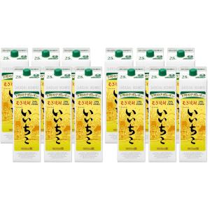 麦焼酎 いいちこ 25度 1800ml 紙パック 2ケース（12本）の商品画像