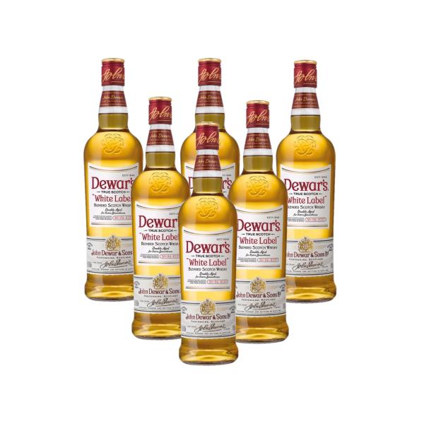 あすつく 送料無料 デュワーズ ホワイトラベル 700ml×6本