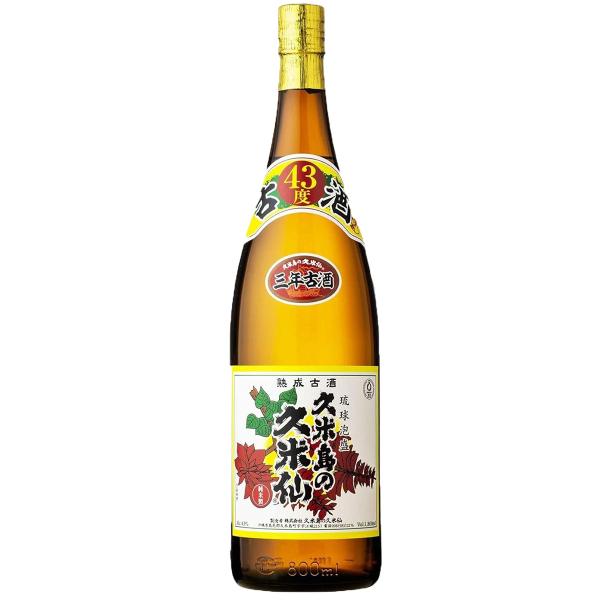 あすつく 泡盛 久米島の久米仙 でいご 43度 1800ml 1.8L 1本