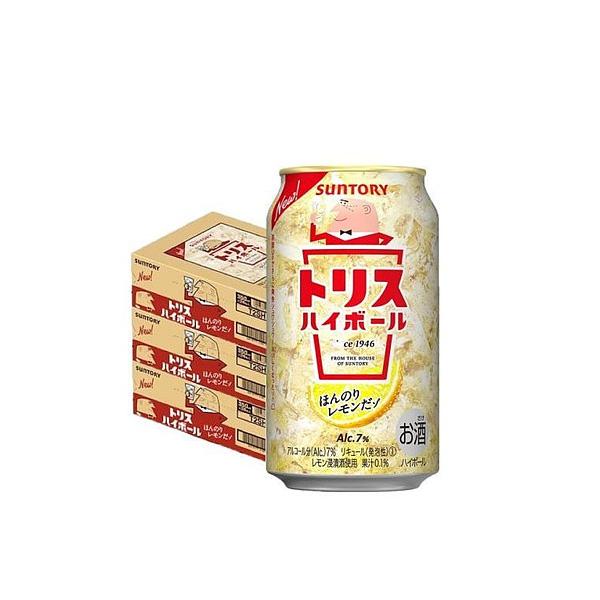 6/5限定+3％ 送料無料 サントリー トリスハイボール 350ml×3ケース/72本  あすつく