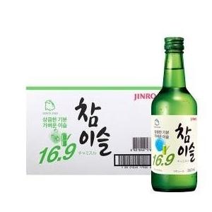 送料無料 眞露 JINRO チャミスル 16度 360ml×20本