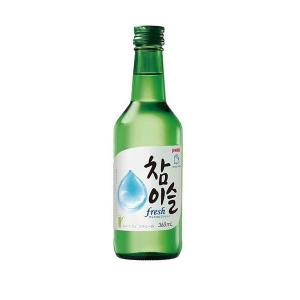 5/25限定+3％ あすつく 眞露 JINRO チャミスル 16.9度 360ml 1本｜liquor-boss1