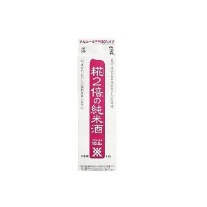 日本酒 送料無料 純米酒 沢の鶴  米だけの酒 糀2倍の純米酒 1800ml 1.8L×1ケース/6本｜リカーBOSS