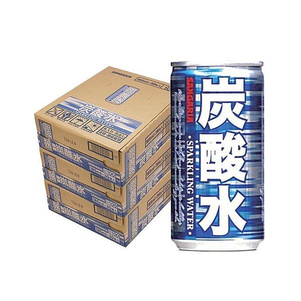 あすつく 送料無料 炭酸水 サンガリア 炭酸水 185ml×90本/3ケース