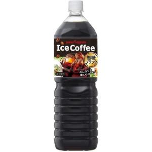 送料無料 ポッカサッポロ アイスコーヒー ブラック無糖 1.5L 1500ml×1ケース/8本｜liquor-boss1