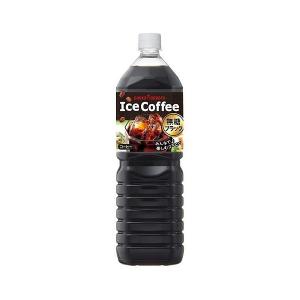 送料無料 ポッカサッポロ アイスコーヒー ブラック無糖 1.5L 1500ml×2ケース/16本｜liquor-boss1