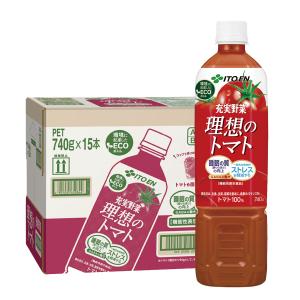 あすつく 送料無料 伊藤園 理想のトマト 740...の商品画像