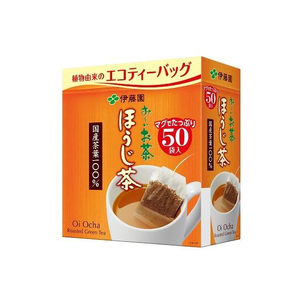 11/16限定全品P2% 送料無料 伊藤園 お〜いお茶 エコティーバッグ ほうじ茶 50袋入 10個