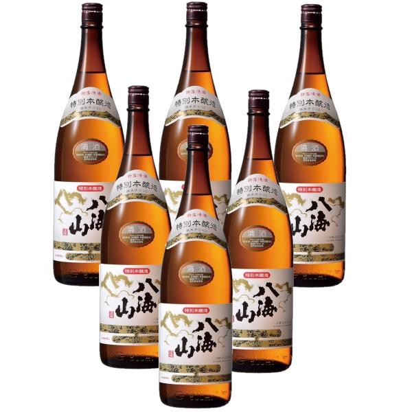 送料無料 日本酒 八海醸造株式会社 特別本醸造 八海山 1800ml 1.8L×1ケース/6本