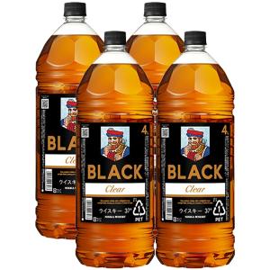 あすつく 送料無料 ニッカ ブラックニッカ クリア 4L 4000ml×4本  whisky ウィスキー｜リカーBOSS 2号店