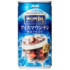 送料無料 アサヒ ワンダ アイスマウンテン 185ml×90本/3ケース
