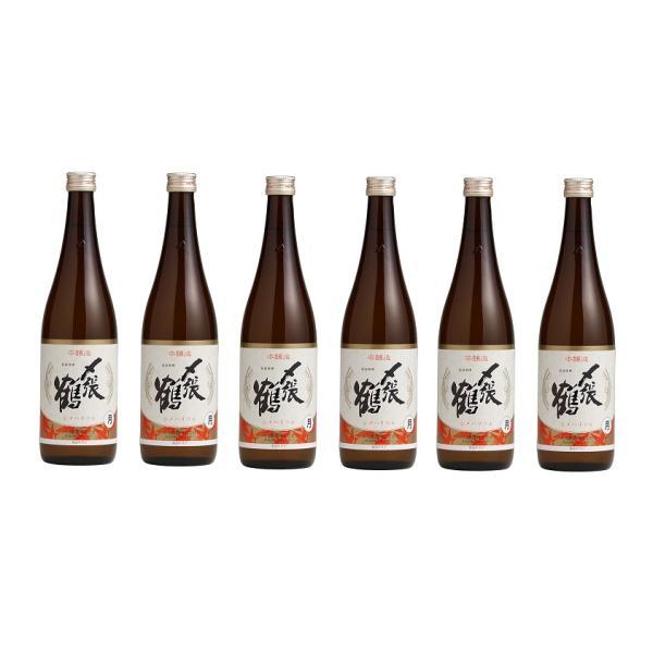 送料無料 日本酒 宮尾酒造 清酒 〆張鶴 しめはりつる 本醸造 月 720ml×6本