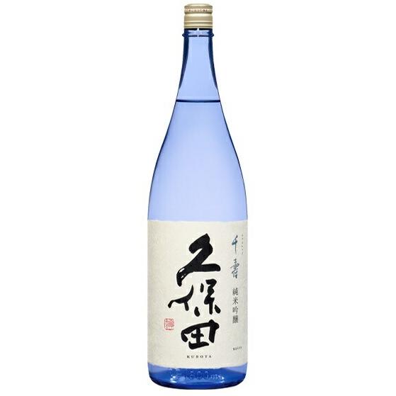 送料無料 日本酒 朝日酒造 久保田 千寿 純米吟醸【ブルーボトル】1800ml  1.8L×6本