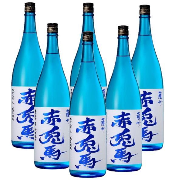 送料無料 焼酎 濱田酒造 赤兎馬 せきとば ブルー 芋 20度 1800ml 1.8L×1ケース/6...