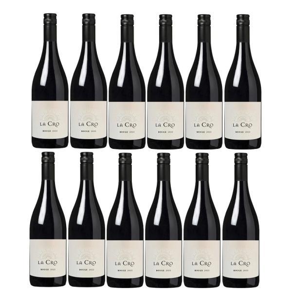 送料無料 ラ・クロワザード ラ・クロ ルージュ 750ml×12本 ［赤/フルボディ/フランス/ラン...