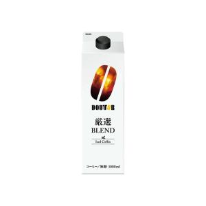 送料無料 ドトール 厳選ブレンド アイスコーヒー 無糖 紙パック 1000ml 1L×12本