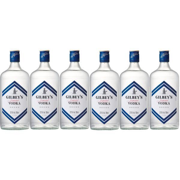 送料無料 キリン ギルビーウォッカ 37.5度 700ml×6本 あすつく
