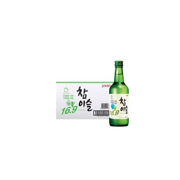送料無料 眞露 JINRO チャミスル 16度 360ml×20本