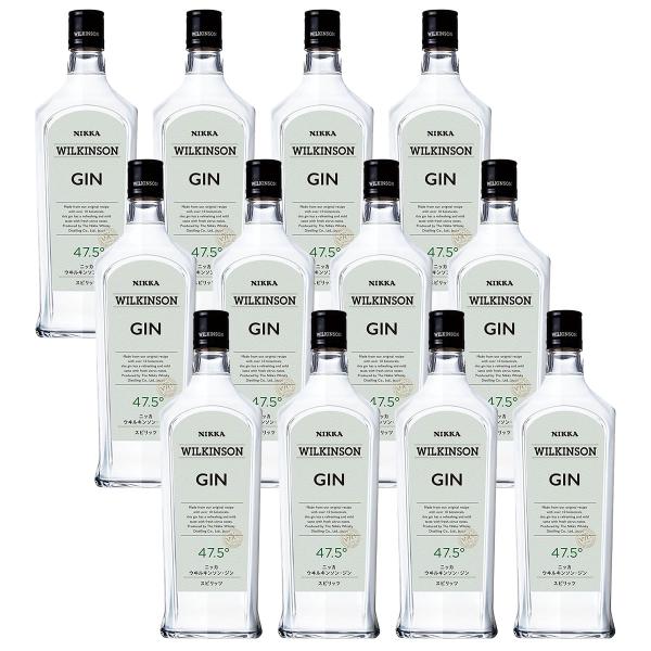 送料無料 アサヒ ウィルキンソン ジン 47.5度 720ml×12本