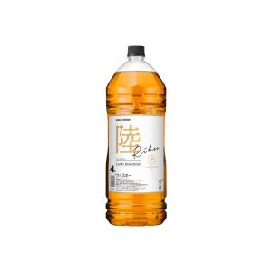 【12月7日24時まで】Kirin 陸 (Riku) ウイスキー 4L×4本 キリン（KIRIN） ウイスキー ウイスキー 陸 4L 4000ml ペット 1ケース