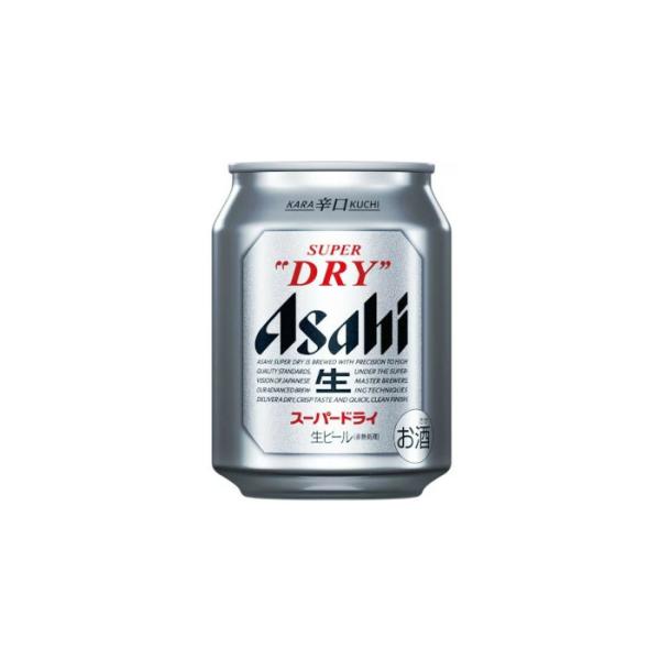 アサヒ ビール スーパードライ 250ml 24缶入 3ケース （72本）※PPバンド