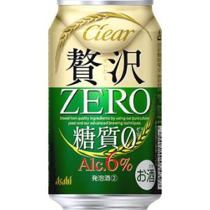【送料無料】アサヒ クリアアサヒ 贅沢ゼロ 350ml 24缶入 1ケース（24本） 1ケース1個口...
