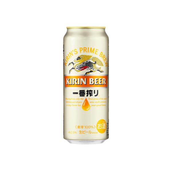 【送料無料】キリン ビール 一番搾り 生ビール 500ml 24缶入 1ケース（24本） 1ケース1...