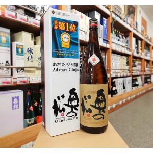 日本酒 奥の松 あだたら吟醸 1.8Ｌ 福島県 二本松市 奥の松酒造｜liquor-nihonmatu