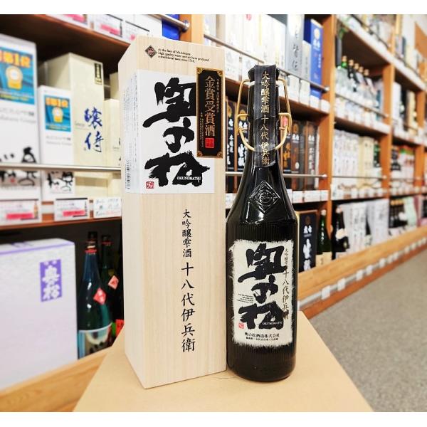 日本酒 奥の松 大吟醸雫酒 十八代伊兵衛 720ml 17度 福島県 二本松市 奥の松酒造