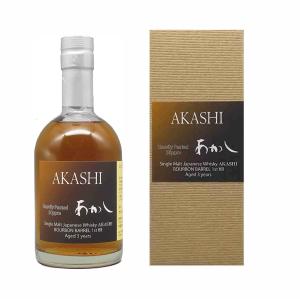 シングルモルトあかしバーボンバレル3年 HEAVILY PEATED 500ml