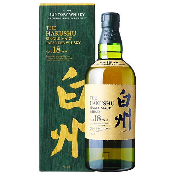 サントリー　シングルモルトウイスキー  白州１８年　カートン入り