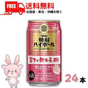 訳あり 宝 焼酎ハイボール 岩下の新生姜割り 350ml 缶 1ケース 24本 タカラ チューハイ ハイボール 宝酒造 送料無料 (賞味期限2024年4月)｜liquorisland