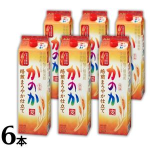 焼酎 かのか 焙煎まろやか仕立て 麦 25度 1.8L 1800ml パック 1ケース 6本 （1ケースで1個口の送料） 麦焼酎｜liquorisland