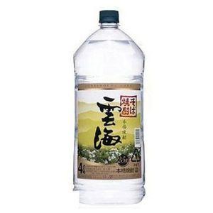 雲海 そば焼酎 25度 4L 4000ml ペット 雲海酒造　