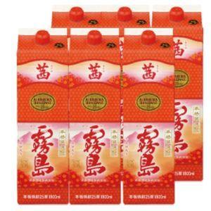 送料無料 さくら白波 芋焼酎 1800mlパック×6本 1ケース 25度 薩摩酒造