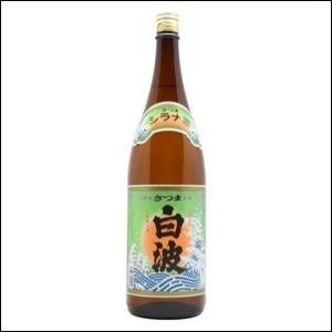 送料無料 さつま 白波 25度 1.8L 1800ml 瓶 1ケース 6本 芋焼酎 薩摩酒造｜liquorisland