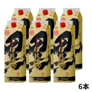 大口酒造 芋焼酎 黒伊佐錦 25度 紙パック 1800ml 6本 ケース