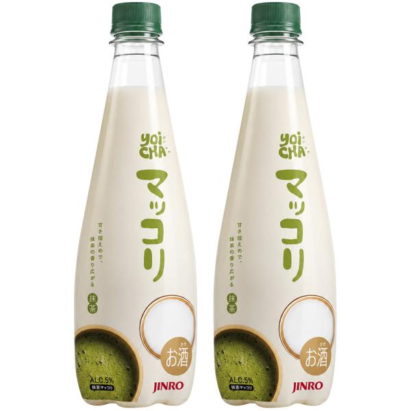JINRO YOICHA マッコリ 抹茶 650ml 2本セット / 眞露 ジンロ まっこり 韓国 ...