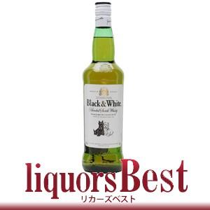 【12/7(日)P2倍】ウイスキー ブラック＆ホワイト ブレンデッドスコッチウィスキー 40度 70...