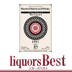 ウイスキー ヘンプ・スパロー　ウエストポート1997/18年 51.2度 700ml シングルモルト 洋酒 whisky｜liquors-best