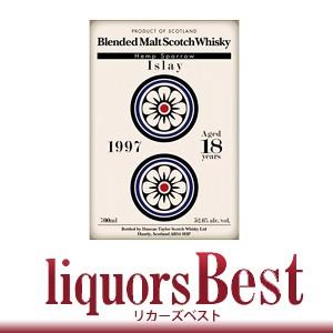 ヘンプスパロー　ブレンデッドアイラモルト 1997 18年 ブレンデッドアイラモルト18年[1997]ヘンプスパロー レビュー動画/味