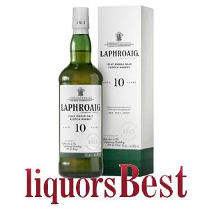 ウイスキー 43度！角箱 並行品 ラフロイグ 10年 43度 750ml シングルモルト